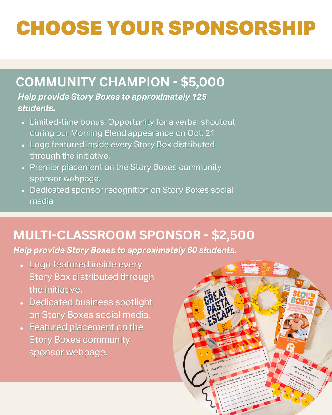 Sponsor a Story Box