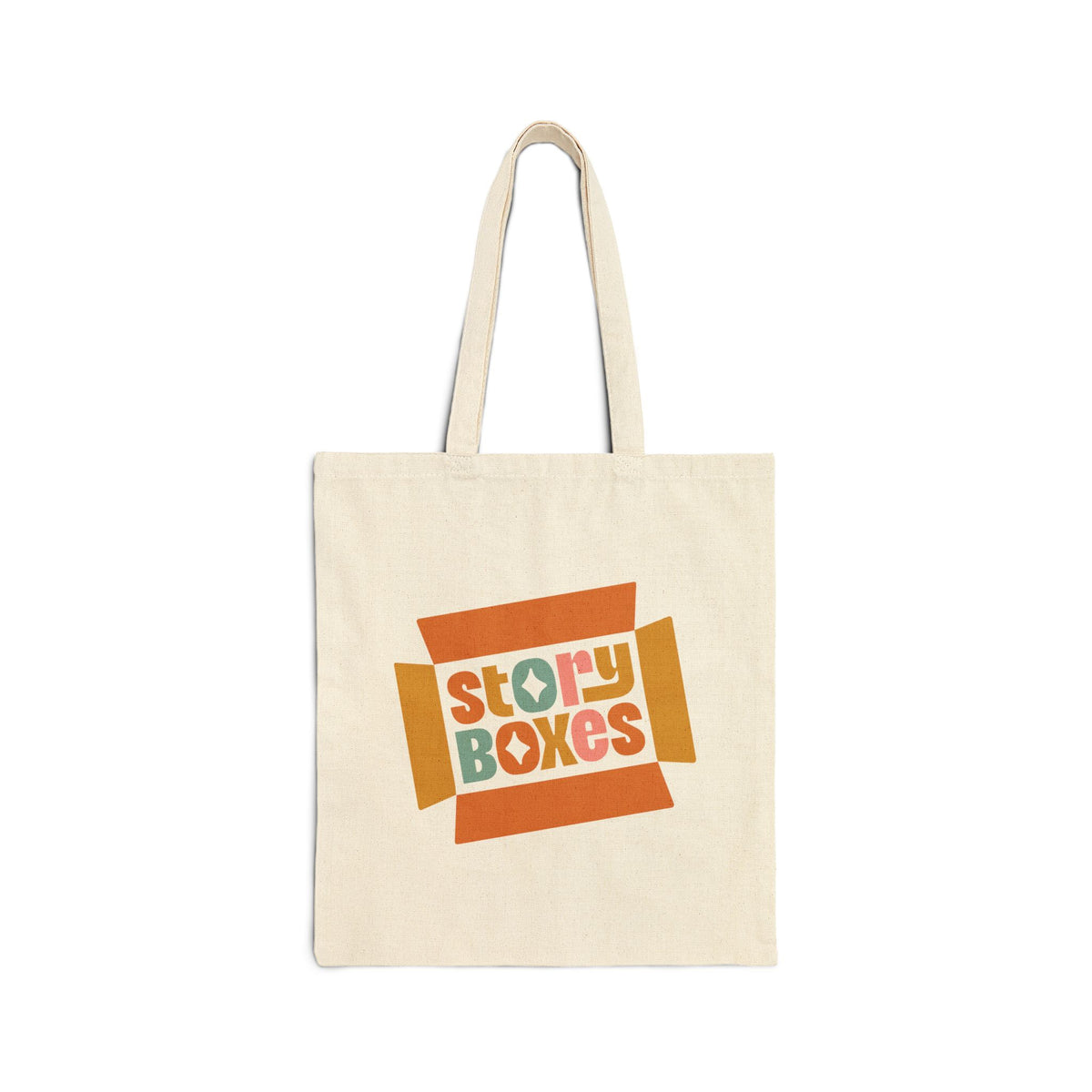 The Story Boxes Cotton Canvas Tote Bag - Eco-Friendly, Stylish Shopping Tote