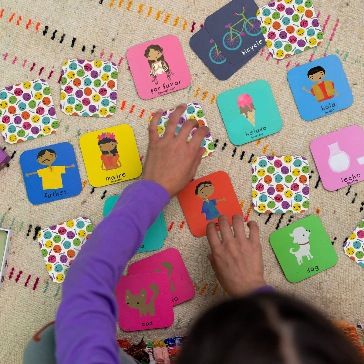Minilingo Spanish/English Bilingual Flashcards for Kids