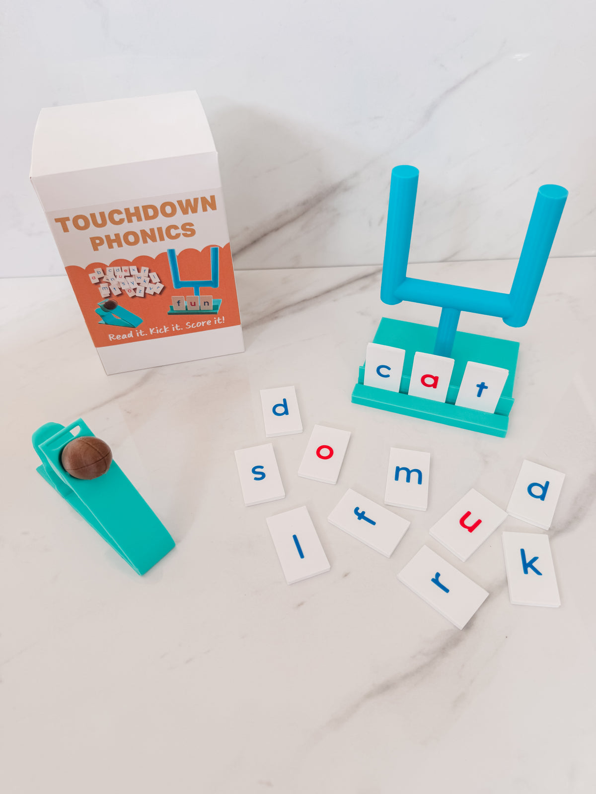Touchdown Phonics | CVC Word Building Game