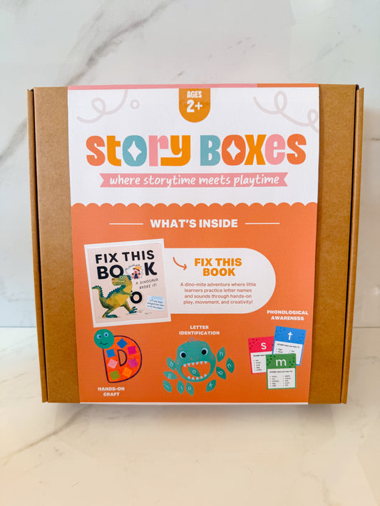 Dinosaur Story Box for Toddlers & Preschoolers | Ages 2+