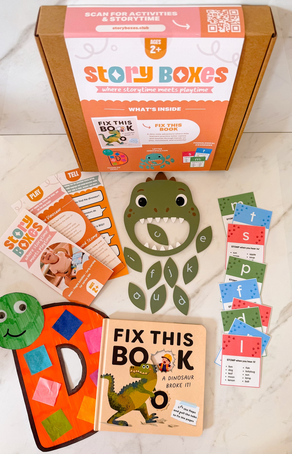 Dinosaur Story Box for Toddlers & Preschoolers | Ages 2+