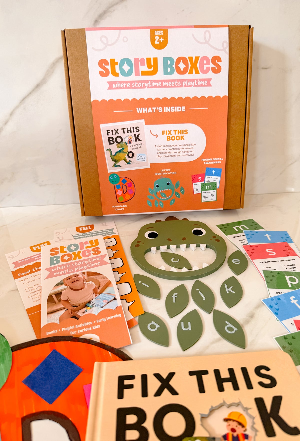 Dinosaur Story Box for Toddlers & Preschoolers | Ages 2+