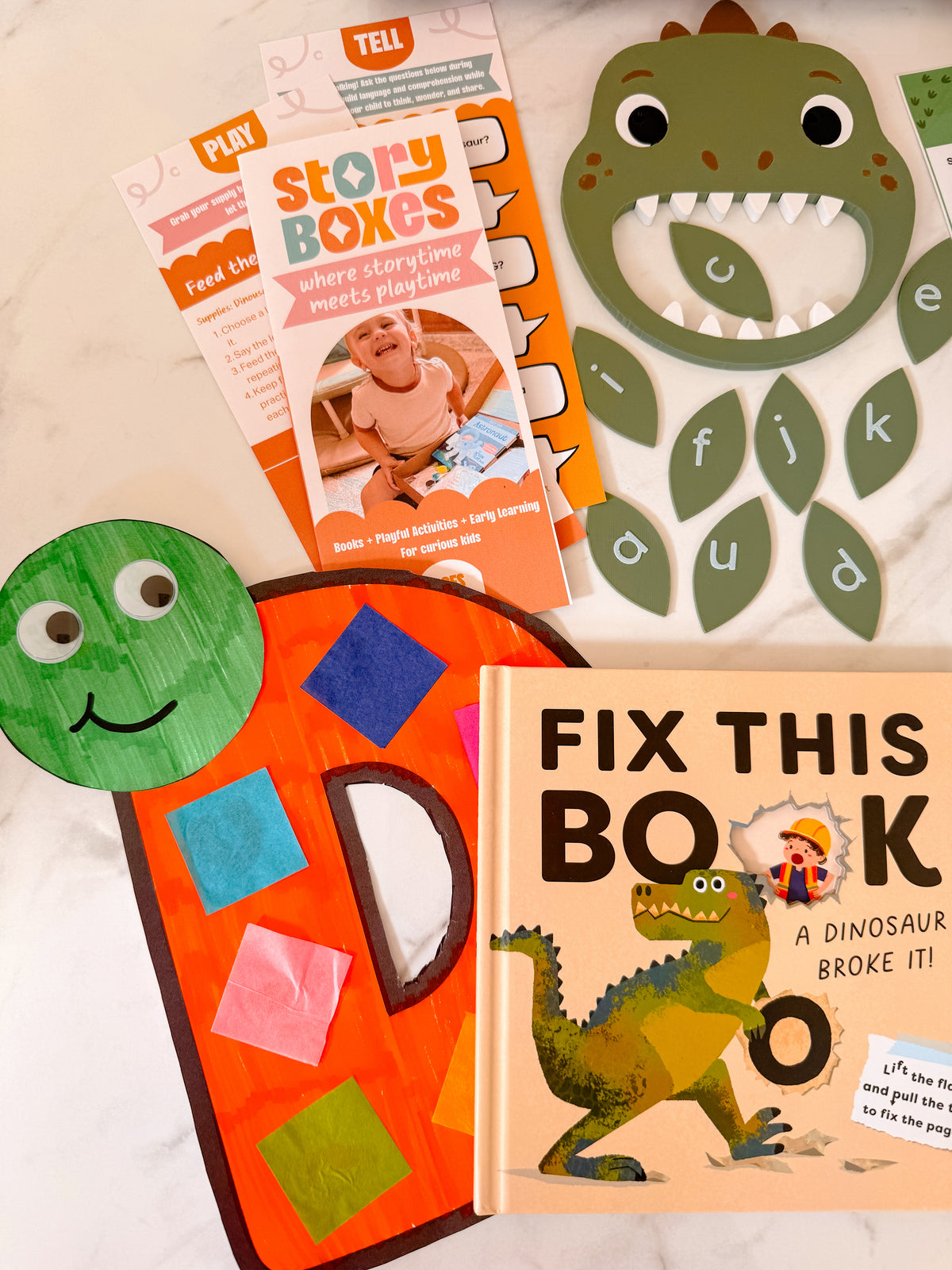 Dinosaur Story Box for Toddlers & Preschoolers | Ages 2+