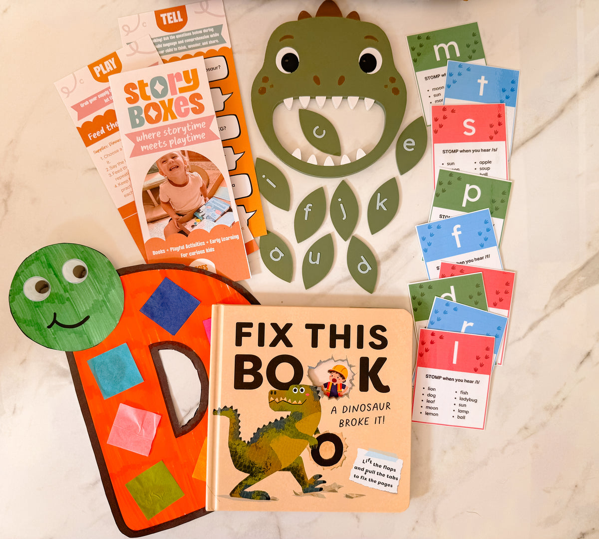 Dinosaur Story Box for Toddlers & Preschoolers | Ages 2+