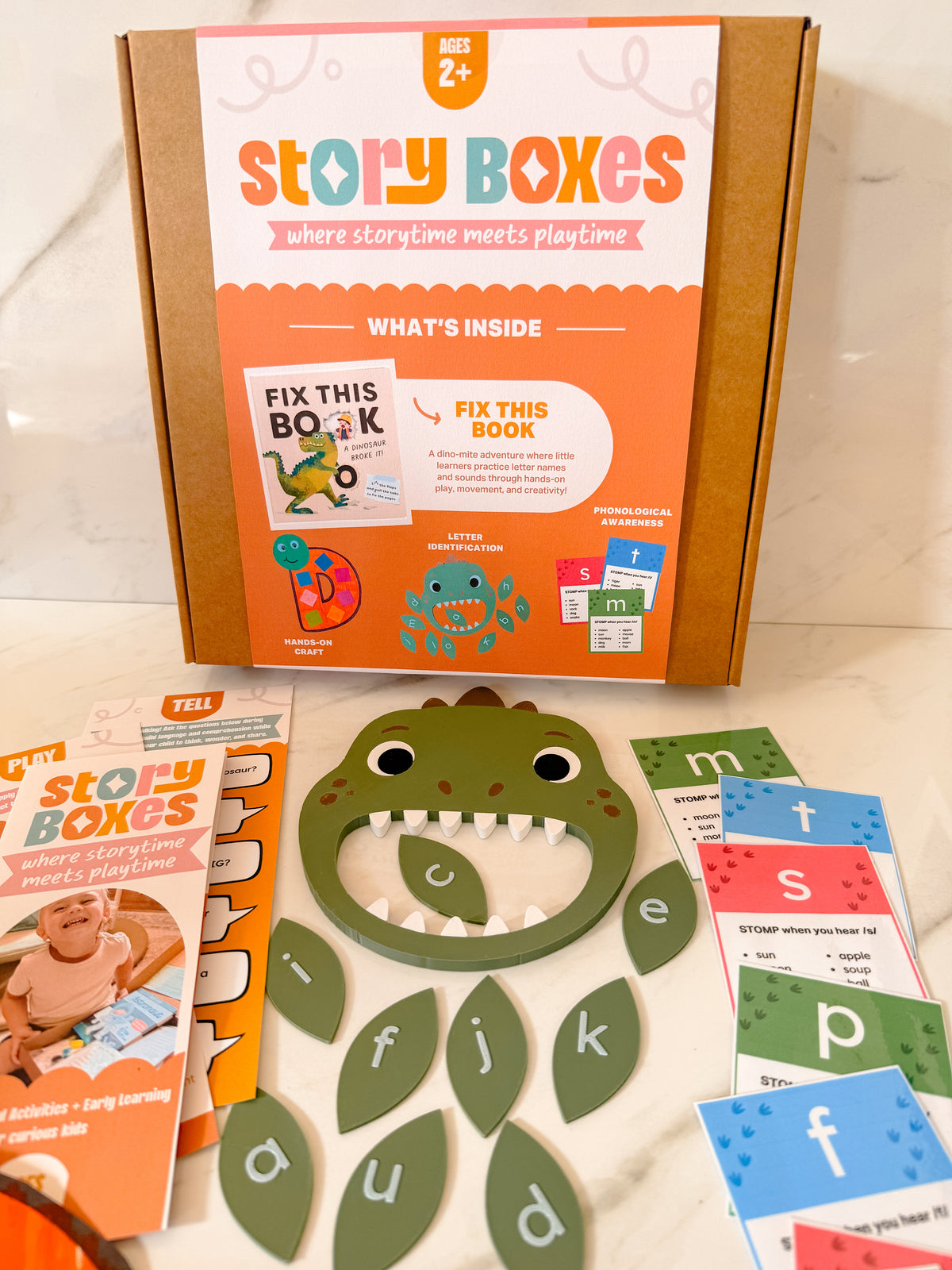 Dinosaur Story Box for Toddlers & Preschoolers | Ages 2+