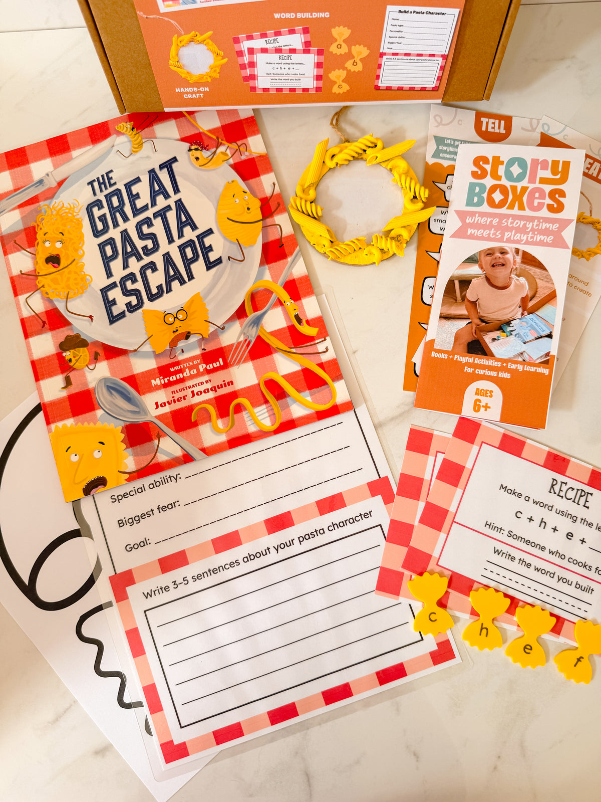 The Great Pasta Escape Story Box | Phonics Activities for Ages 6+