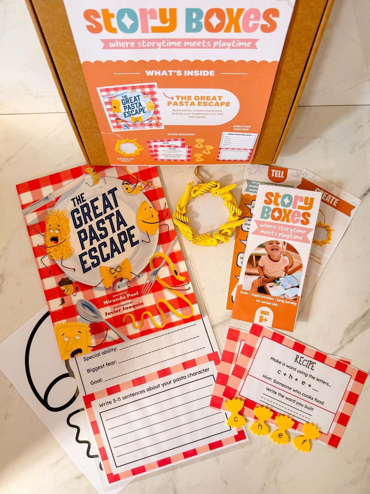 The Great Pasta Escape Story Box | Phonics Activities for Ages 6+