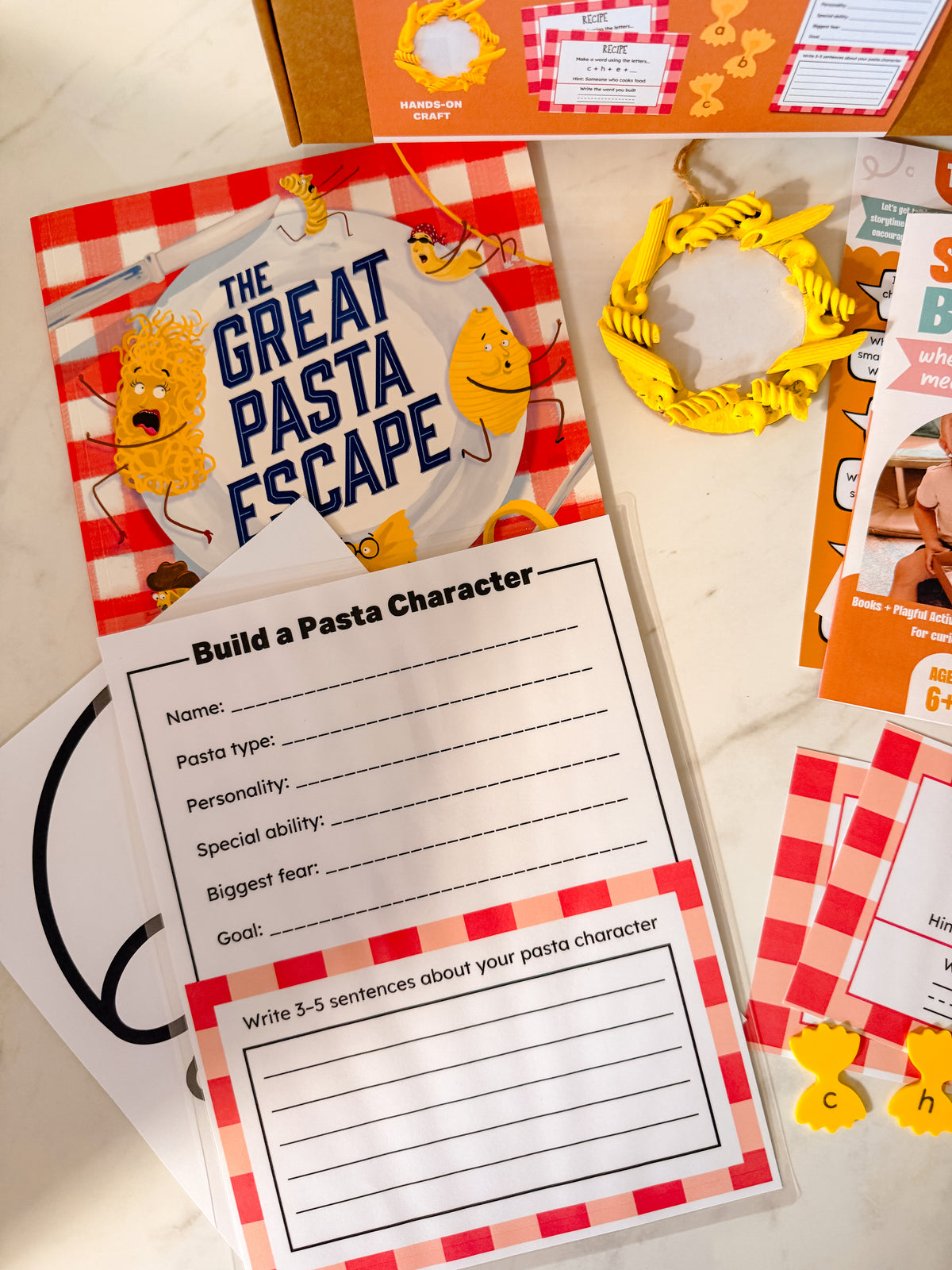 The Great Pasta Escape Story Box | Phonics Activities for Ages 6+