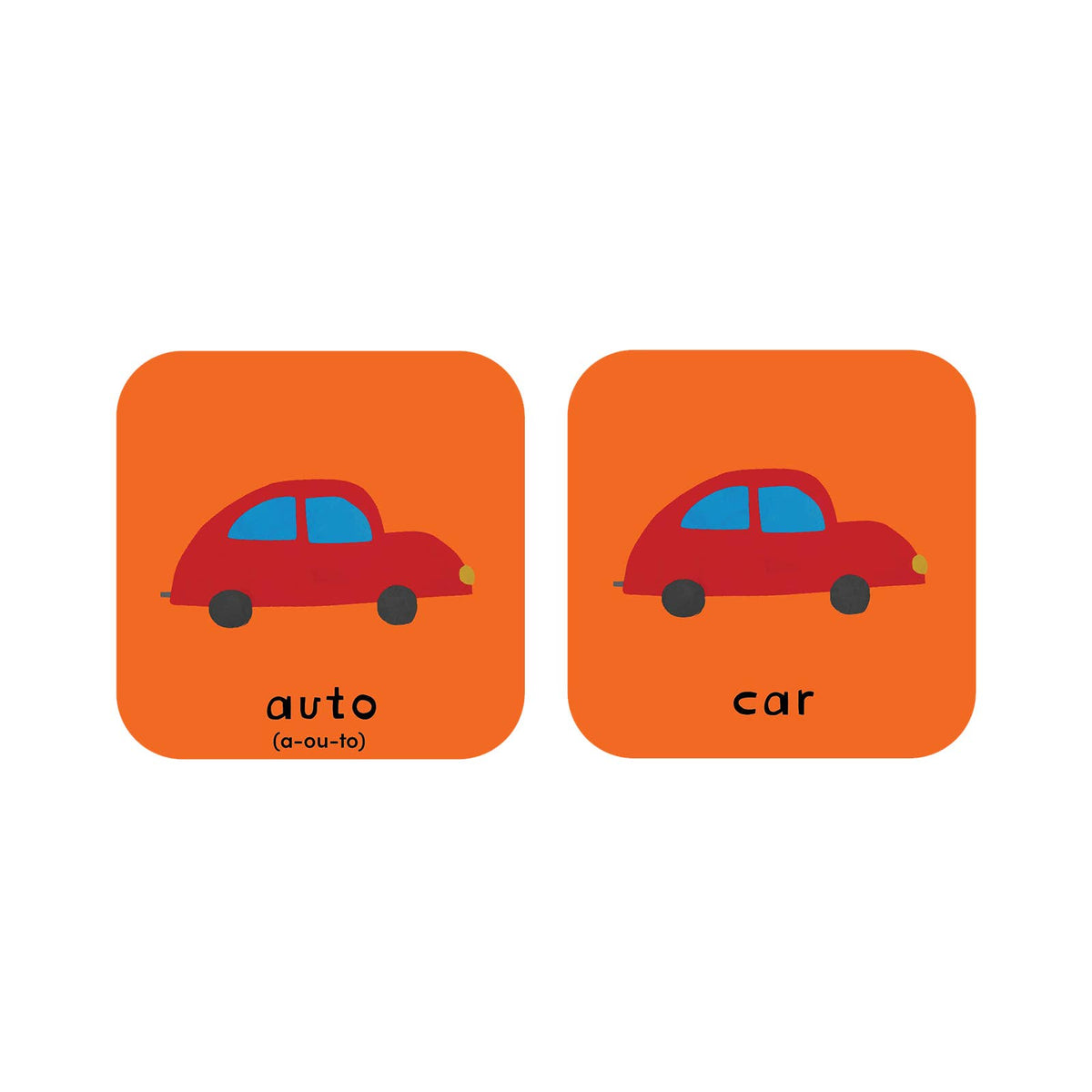 Minilingo Italian/English Bilingual Flashcards for Kids